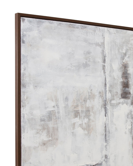Triad Framed Canvas - Gray