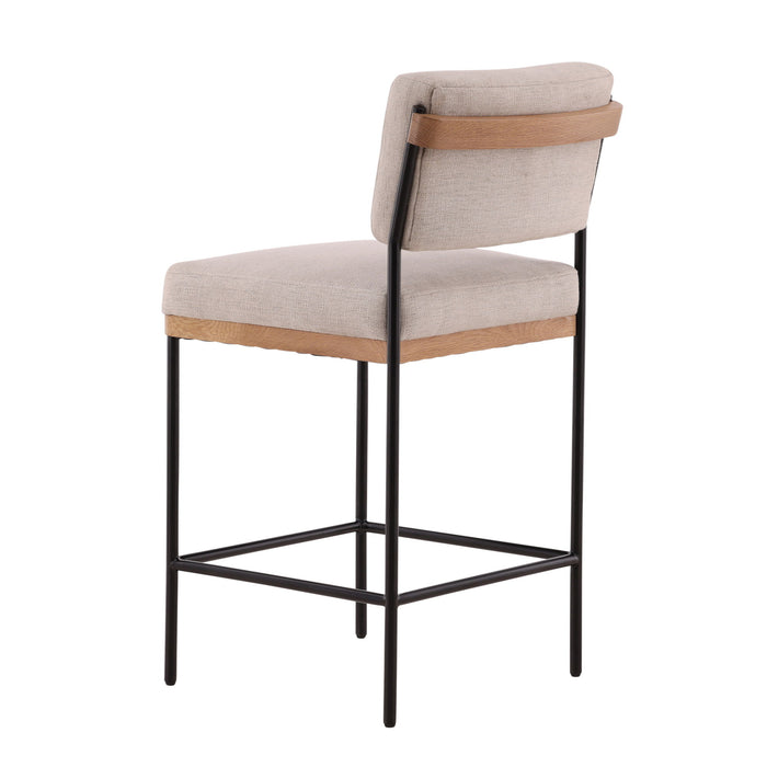 Joanna - Counter Stool - Beige