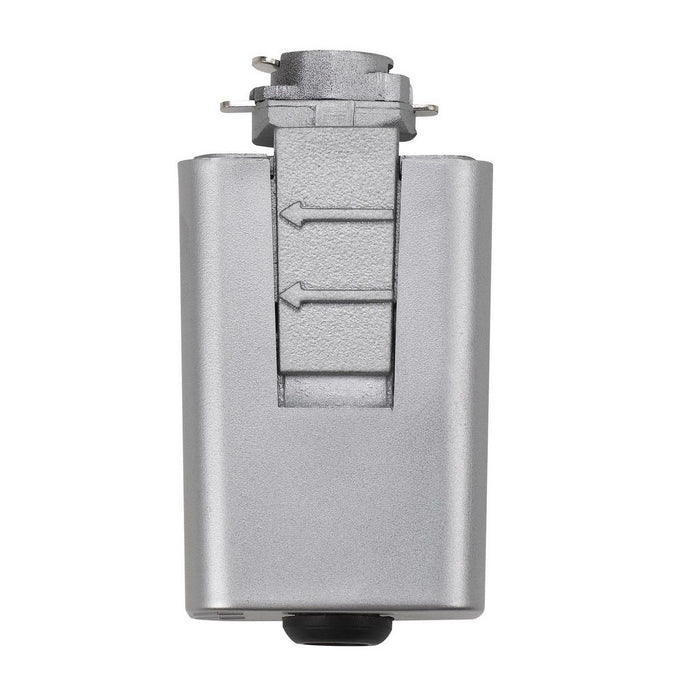 Line Voltage Pendant Track Adopter For Ht Track System - Brushed Steel