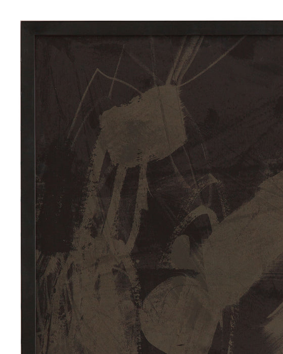 Rain Shadow II Framed Print - Dark Gray