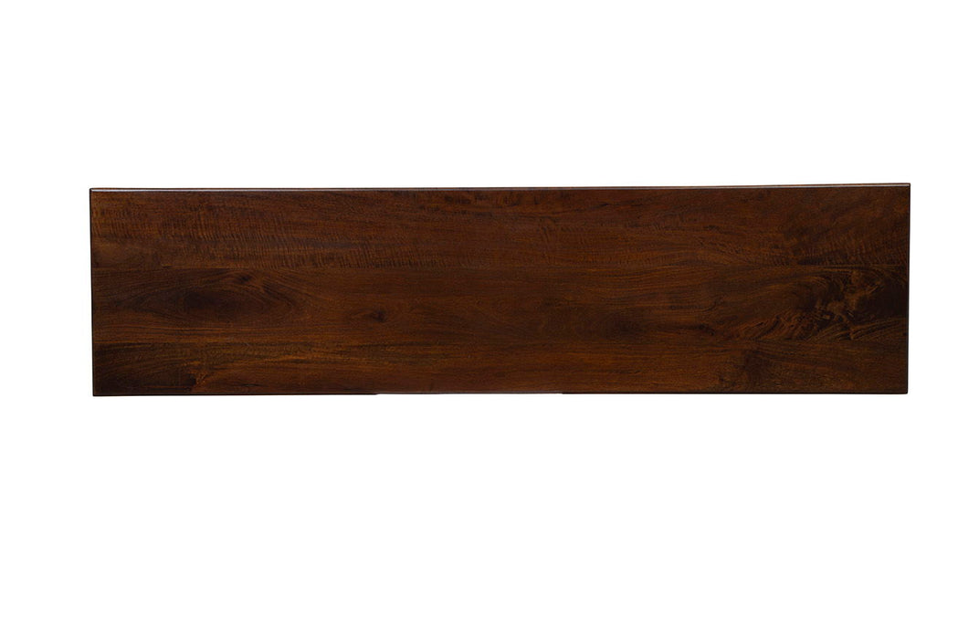 Everly - Console - Dark Brown / Gold