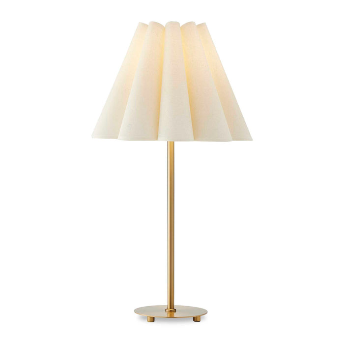 Lilabet - Fluted Shade Table Lamp - Gold