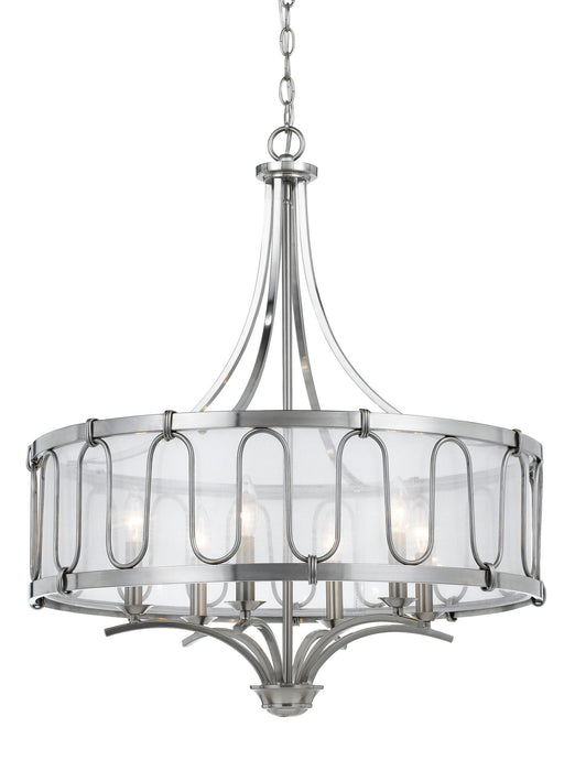 Vicenza - Chandelier - Brushed Steel