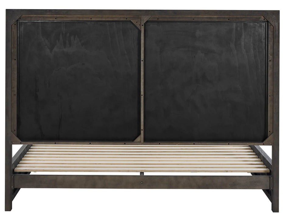 Modern - Panel Bed - Two-Tone