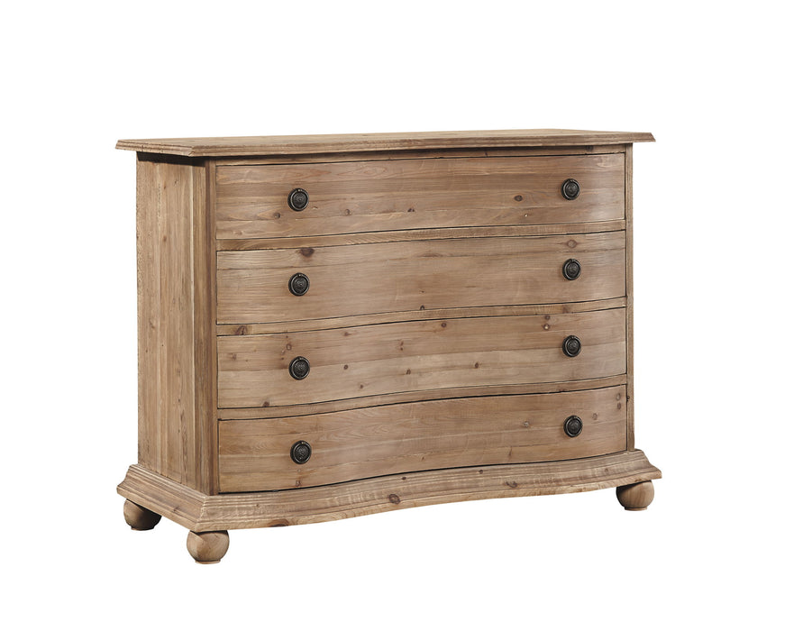 Bowfront - Pine Chest - Light Brown