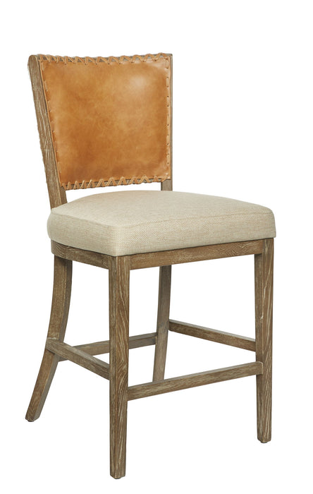 Lina - Counter Stool - Light Brown / Gray