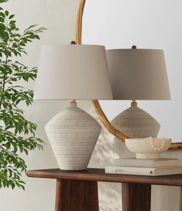 Eclipse - Table Lamp - Textured White