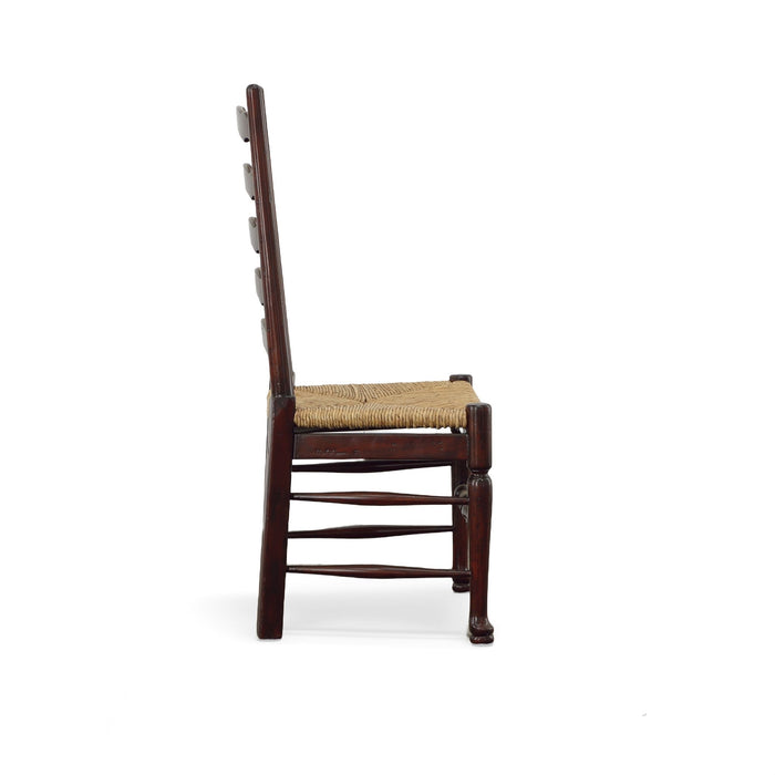 English Country - Ladderback Side Chair (Set of 2) - Dark Brown