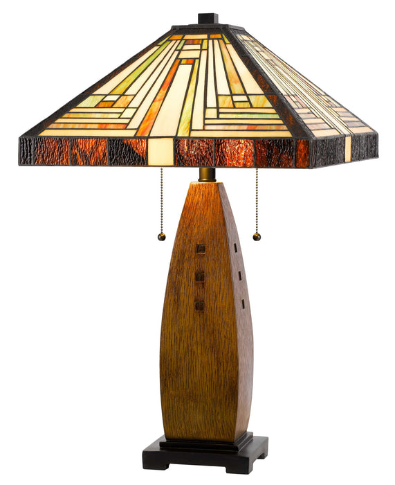 Tiffany - 27" Height Table Lamp - Wood