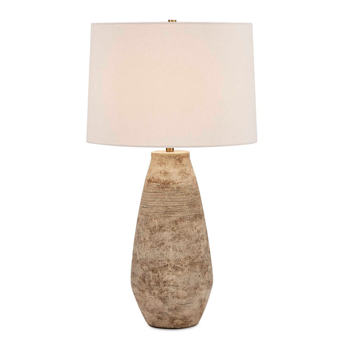 Dunford - Aged Table Lamp - Brown / Gray