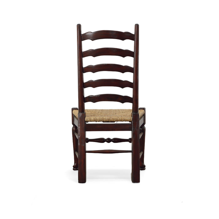 English Country - Ladderback Side Chair (Set of 2) - Dark Brown