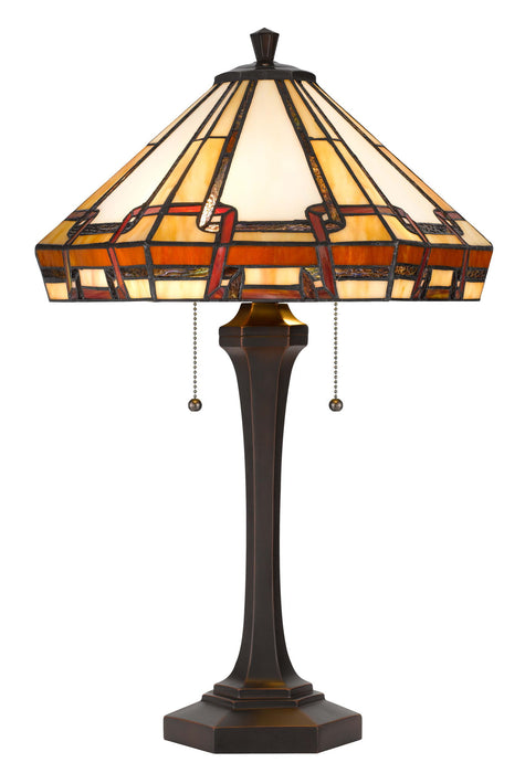 Tiffany - 24.5" Height Table Lamp - Dark Bronze