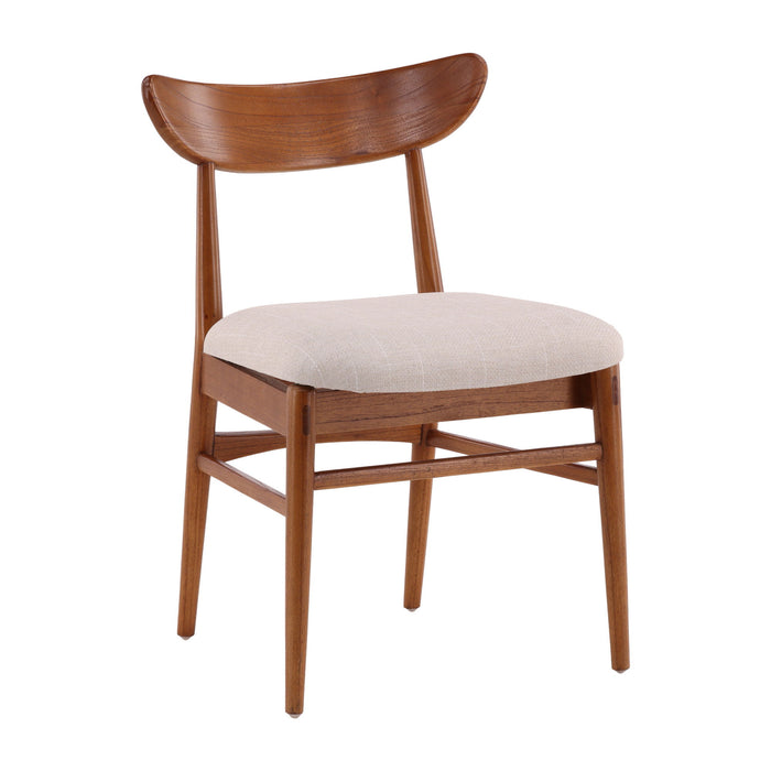 Johnson - Side Chair - Light Brown / Beige