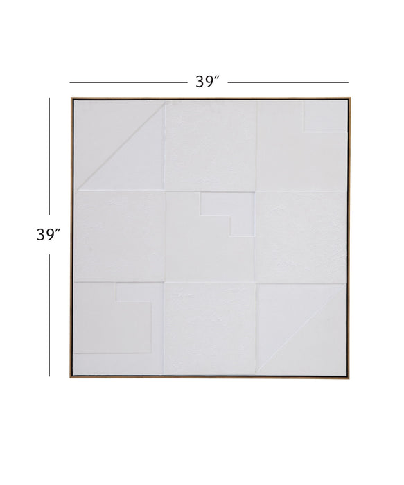 Adema Wall Art - White