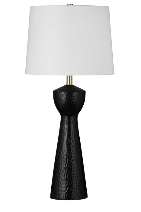 Asheland - Black Table Lamp - Sleek / Black Texture