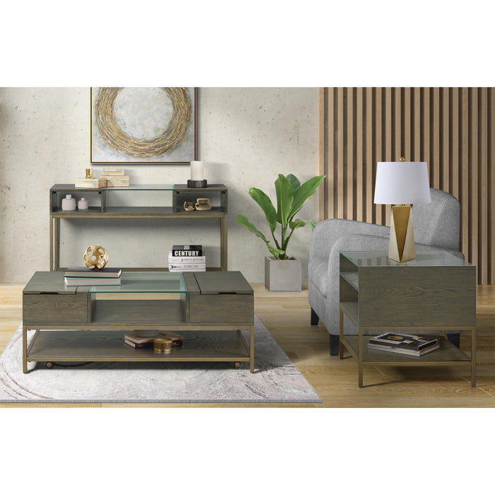Hyde - Rectangular Coffee Table - Dark Brown