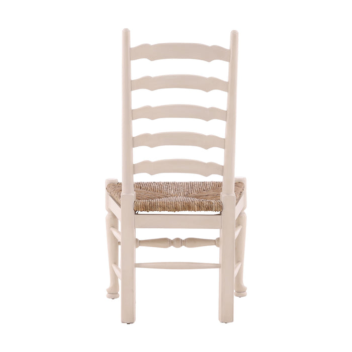 Bradley - Ladderback Side Chair - Beige / Light Brown
