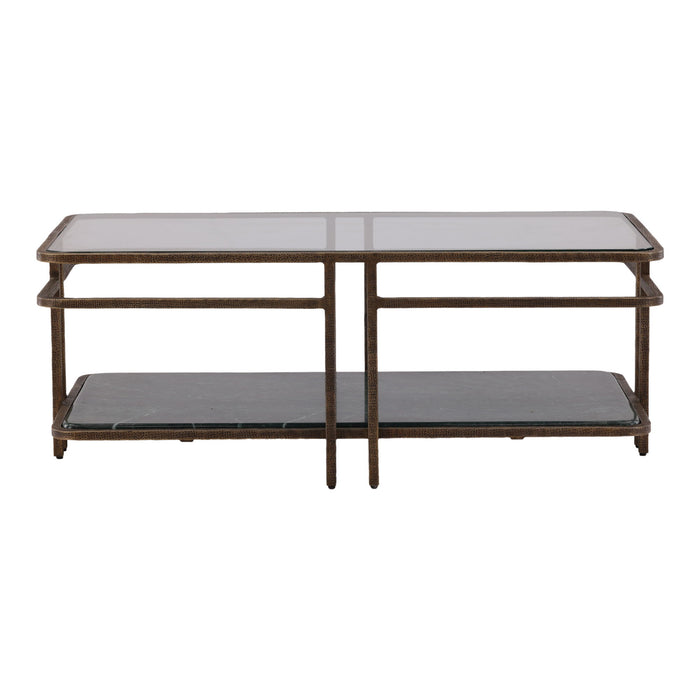Buckroe - Coffee Table - Dark Brown / Black