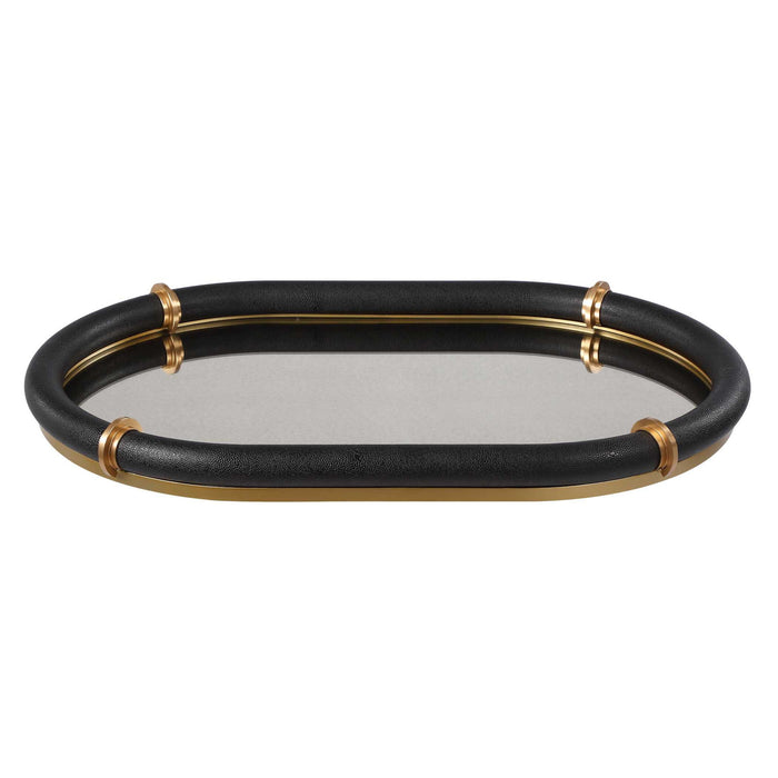 Cyprus - Oval Tray - Black