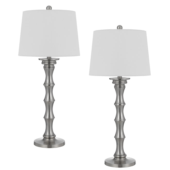 Rockland - Table Lamp (Set of 2) - Brushed Steel