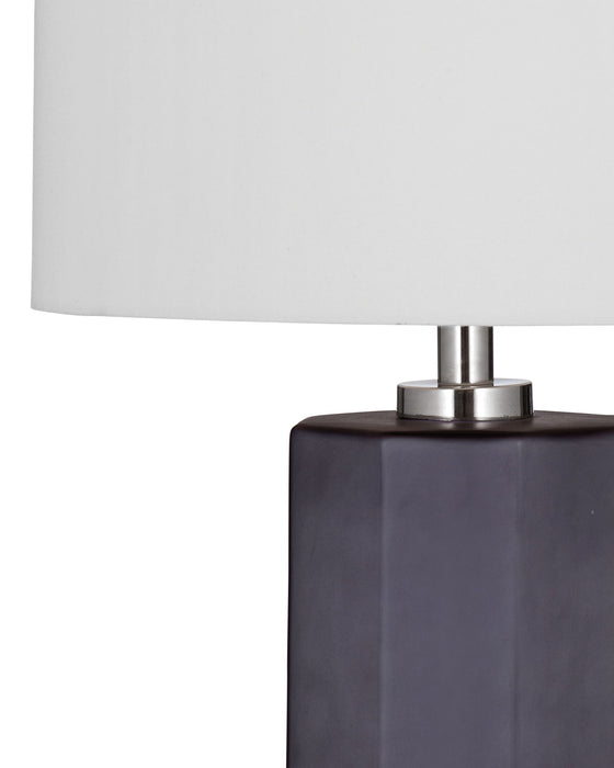 Zeus - Table Lamp - Dark Gray / White