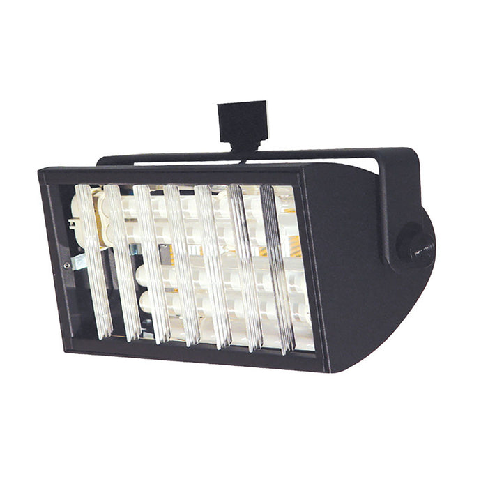 18W X 2 Wall Wash Pl Track Fixture - Black