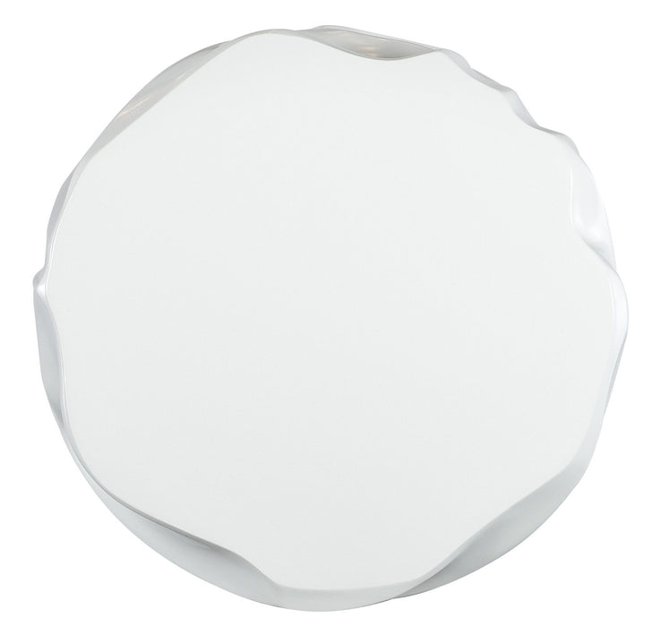 Melange - Alabaster End Table - White