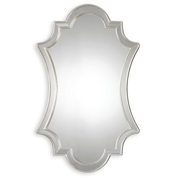 Elara - Wall Mirror - Antiqued Silver