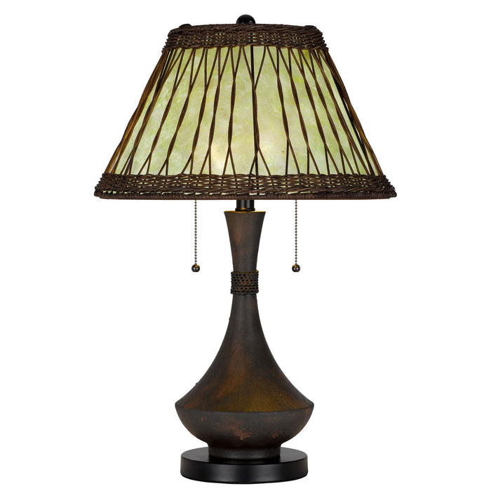 Mateo - 25.5" Height Metal / Resin Table Lamp - Dark Bronze