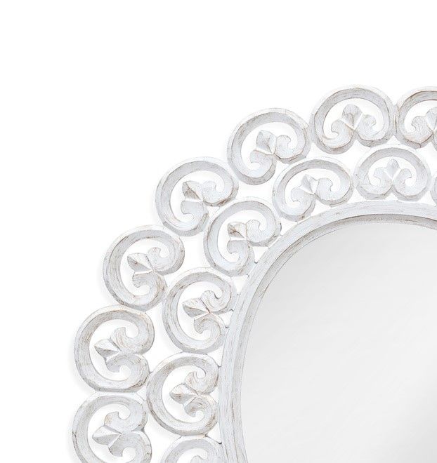 Siren - Wall Mirror - White