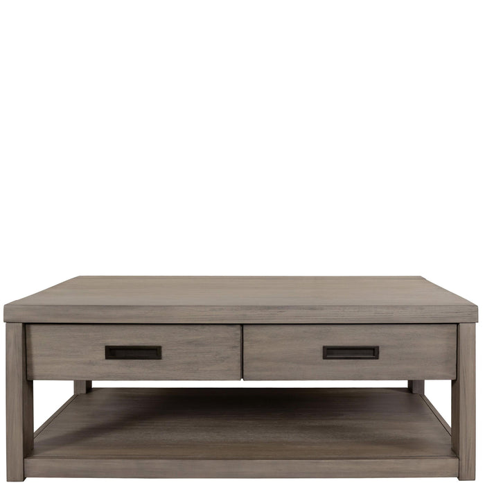 Riata - Coffee Table - Gray Wash