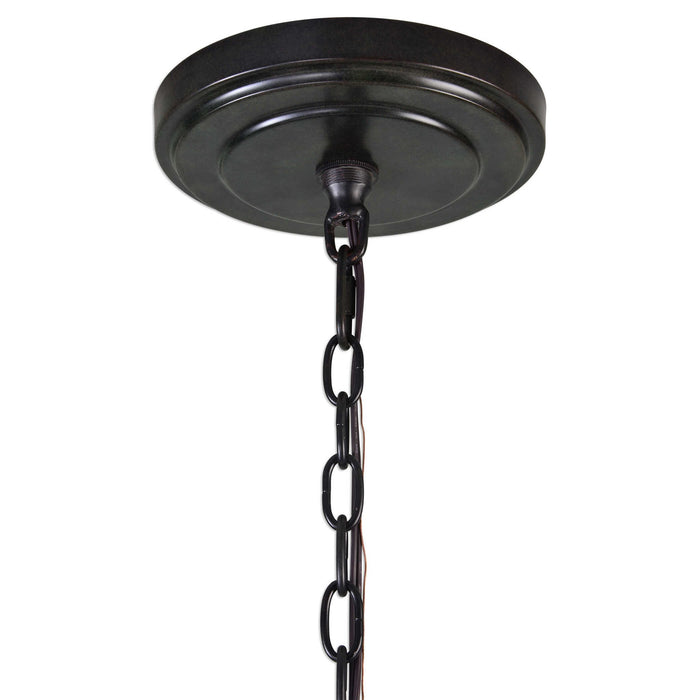 Marlow - 12 Light Circle Chandelier - Black
