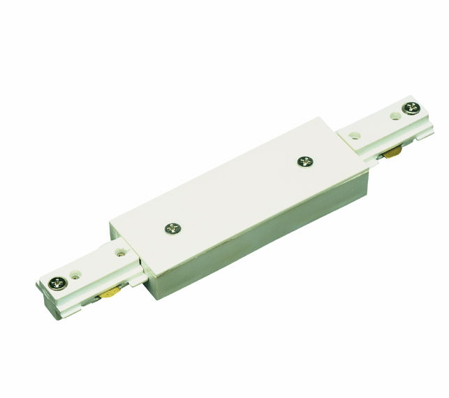 0.8" Height Straight Connector - White - Plastic
