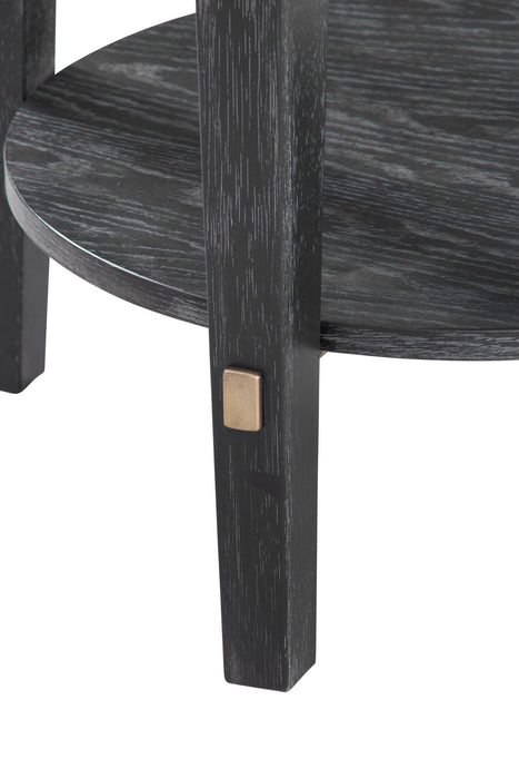 Whitfield - Round End Table - Black