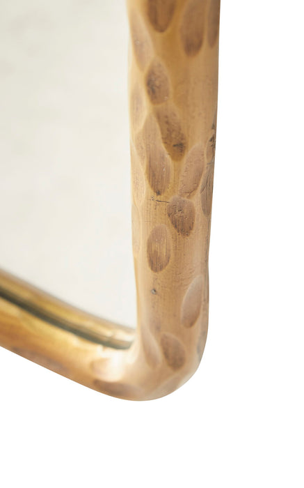 71" Hammered Edge Mirror - Gold