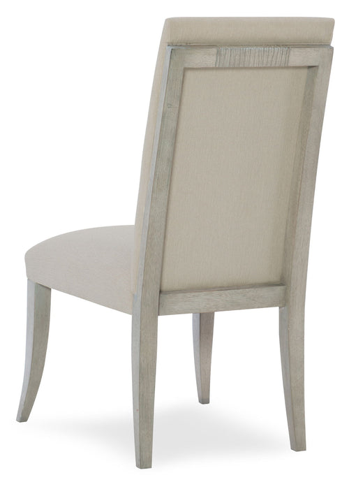 Elixir - Upholstered Side Chair - Pearl Silver