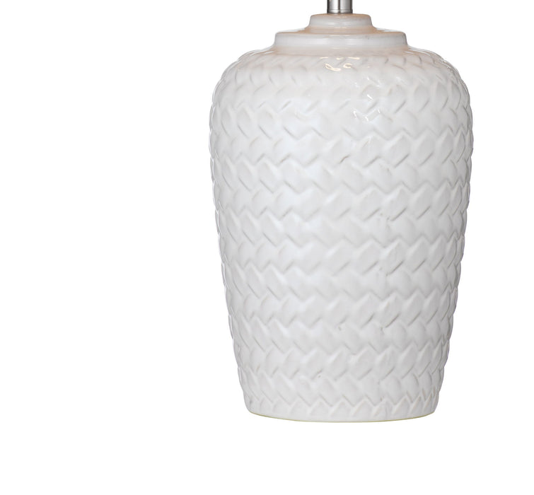 Cendra - Table Lamp - Cream / Raffia