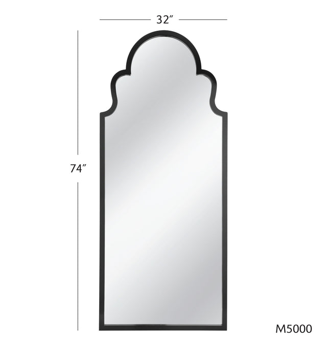 Elberta - Floor Mirror - Black