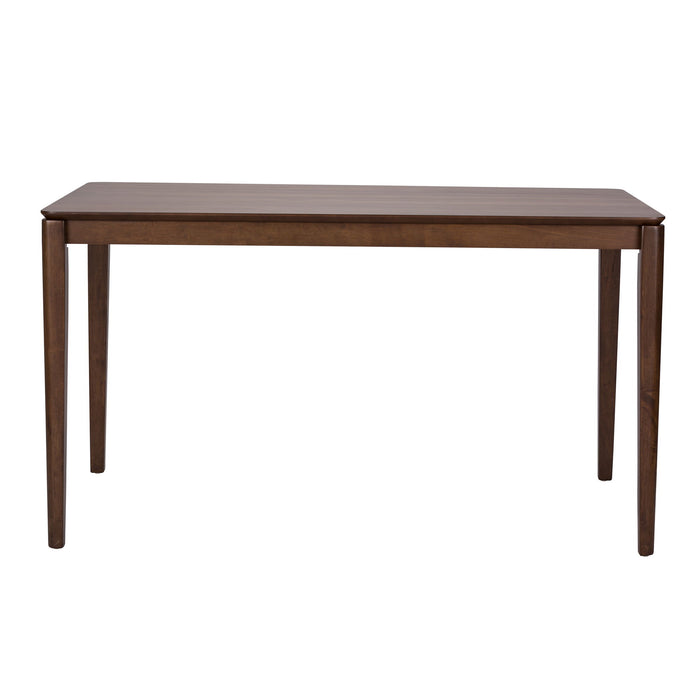 Space Savers - 5 Piece Rectangular Table Set - Walnut