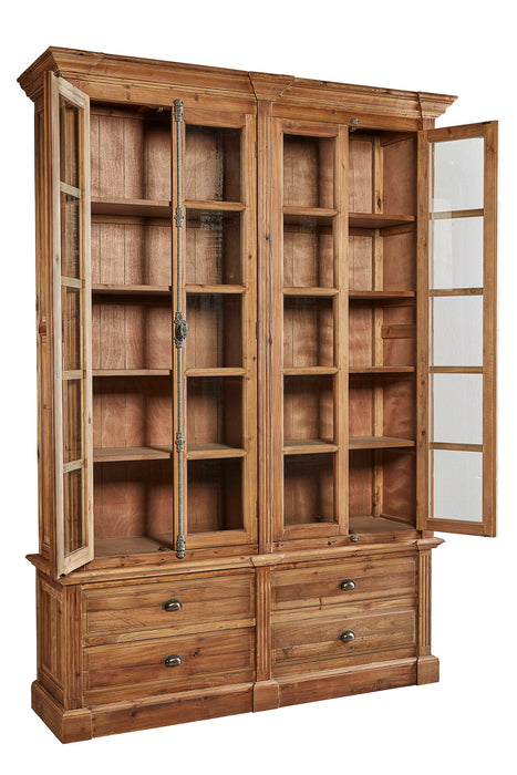 Natural Old Fir Bookcase - Brown