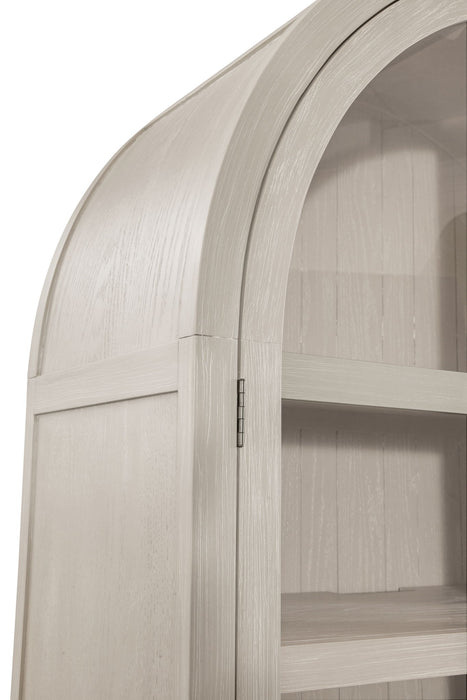 Fynn - Display Cabinet - Light Gray Oak