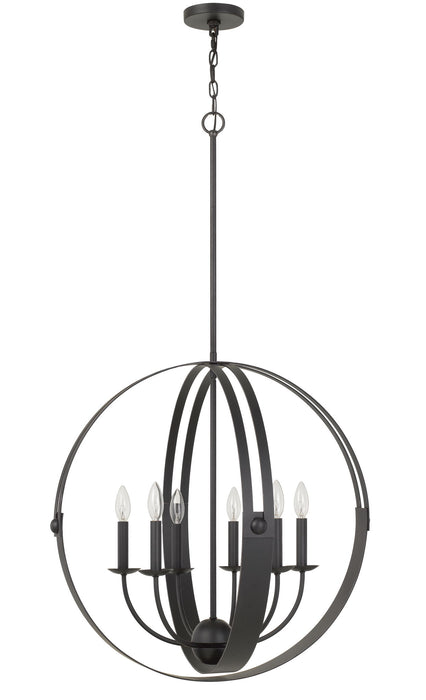 Valais - Chandelier - Matte Black