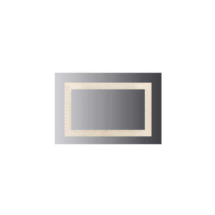 36" x 24" Led Wall Glow Mirror - Metal