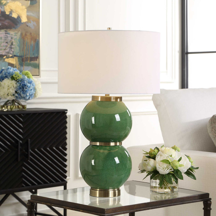 Banner - Spheres Table Lamp - Green