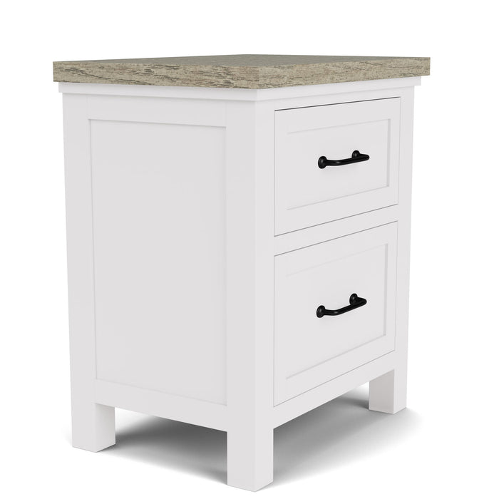 Cora - 2 Drawer Nightstand - White
