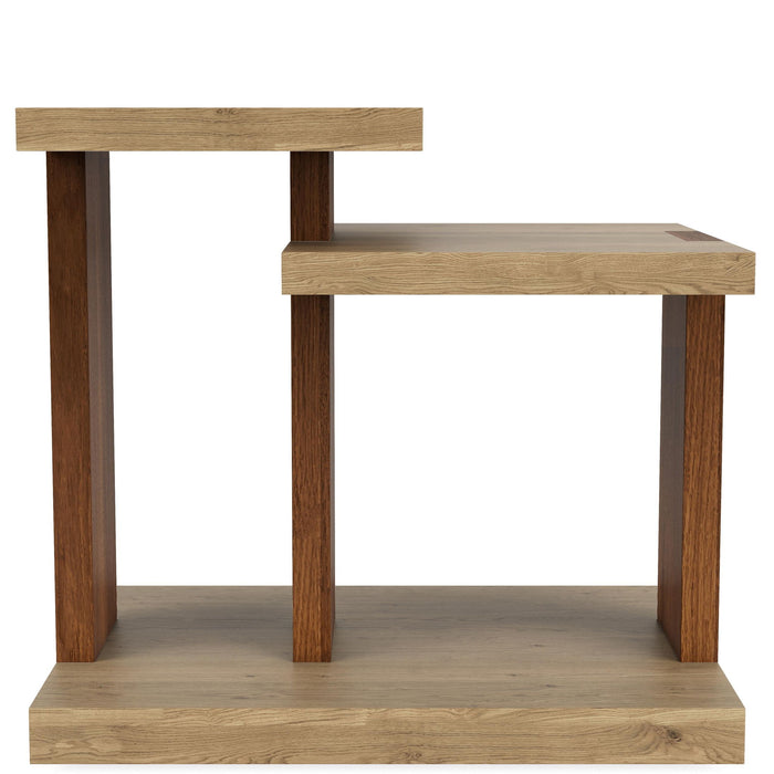 Truett - Side Table - Light Brown
