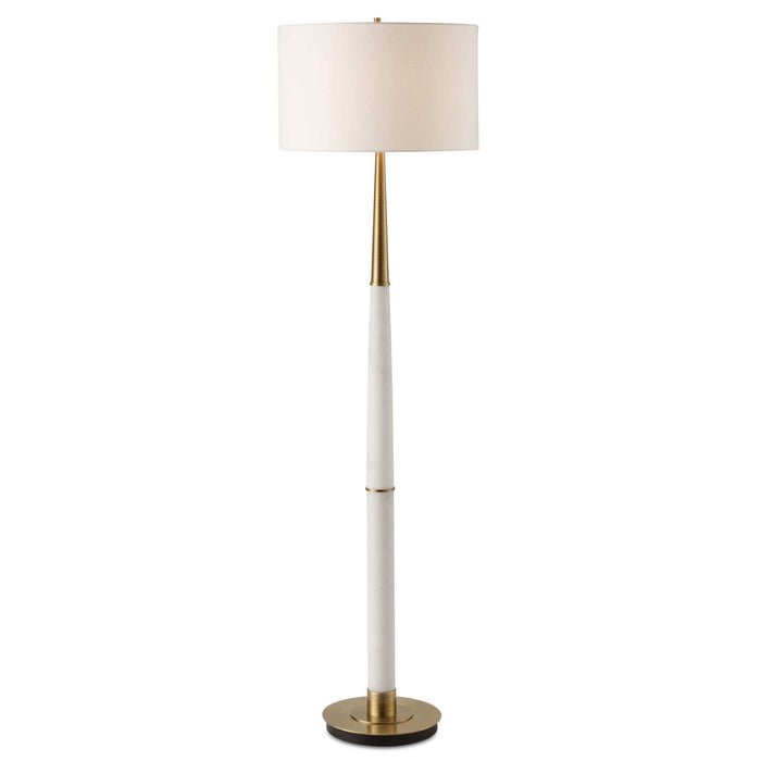Faro - White Marble Floor Lamp