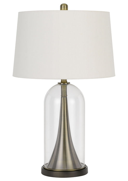 Camargo - Table Lamp - Glass & Antique Brass
