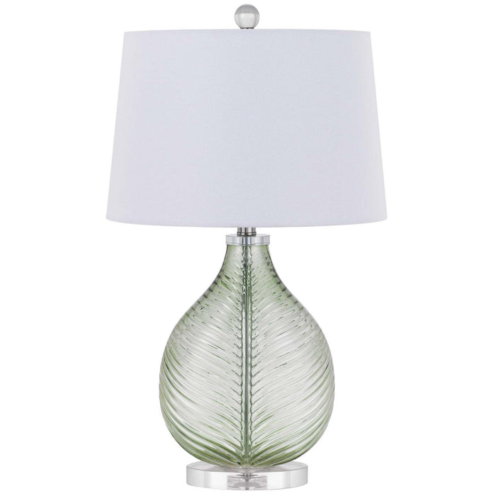 Coral - 26" Height Glass Table Lamp - Lime