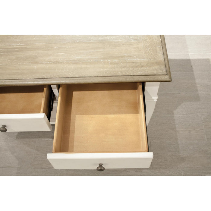Myra - Small Leg Coffee Table - Natural / Paperwhite